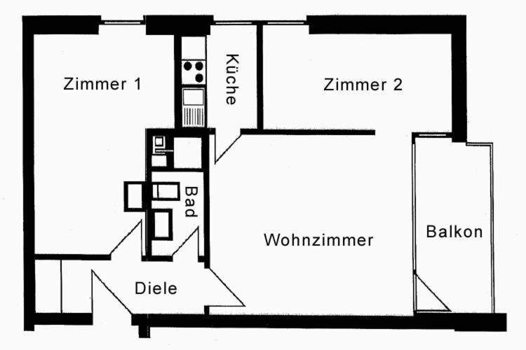 Habel Whg 9 Deichkieker Appartement Wyk auf Föhr Buitenkant foto